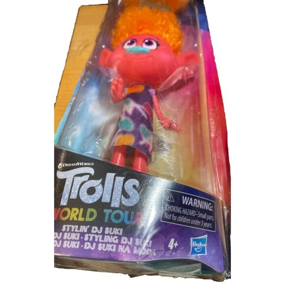 DreamWorks Trolls World Tour Stylin DJ Suki Doll By Hasbro For Ages 4+ - Picture 6 of 6
